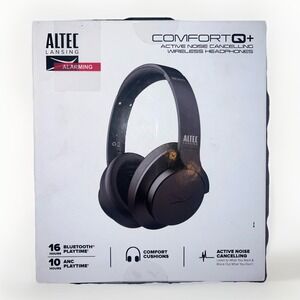 Altec Lansing Comfort Q Active Noise Cancelling Wireless Bluetooth MZX770 NEW